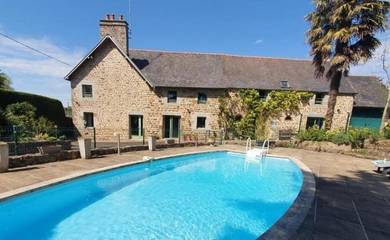 Gîte pour 14 personnes, avec piscine ainsi que jacuzzi et jardin à Saint-Quentin-sur-le-Homme