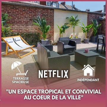 Gîte pour 6 personnes, avec terrasse à Saint-Quentin