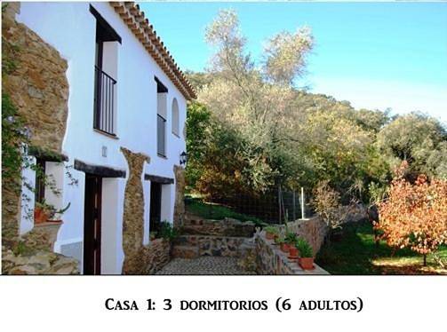 Casa rural para 6 personas, con Balcón y Jacuzzi además de Terraza y Jardín en Sierra de Huelva