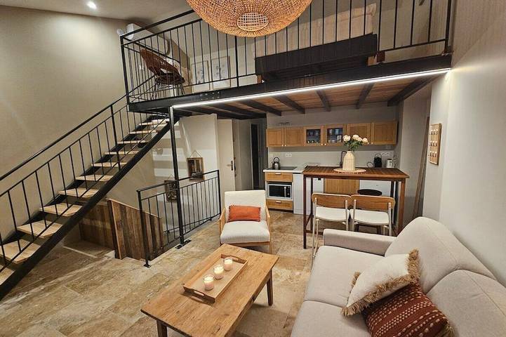 Appartement de vacances pour 6 personnes, avec jardin