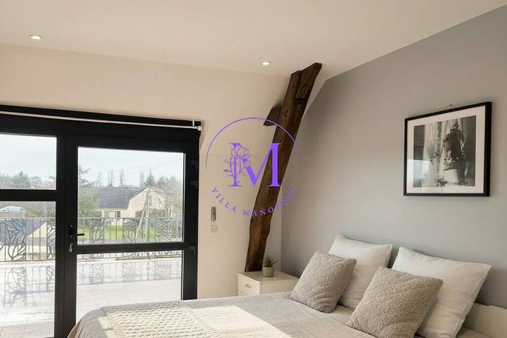 Location de vacances pour 12 personnes, avec jardin ainsi que sauna et jacuzzi, animaux acceptés à Les Ponts-de-Cé - 4