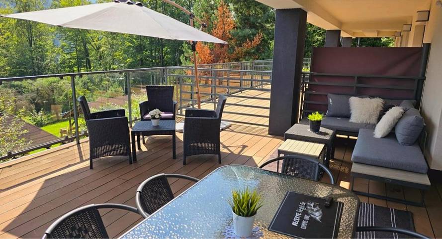 Ferienwohnung für 4 Personen, mit Terrasse und Seeblick sowie Ausblick und Sauna in Schlesien - 4