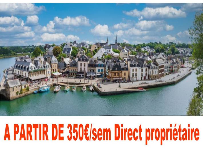 Appartement de vacances pour 4 personnes, avec balcon dans le Morbihan