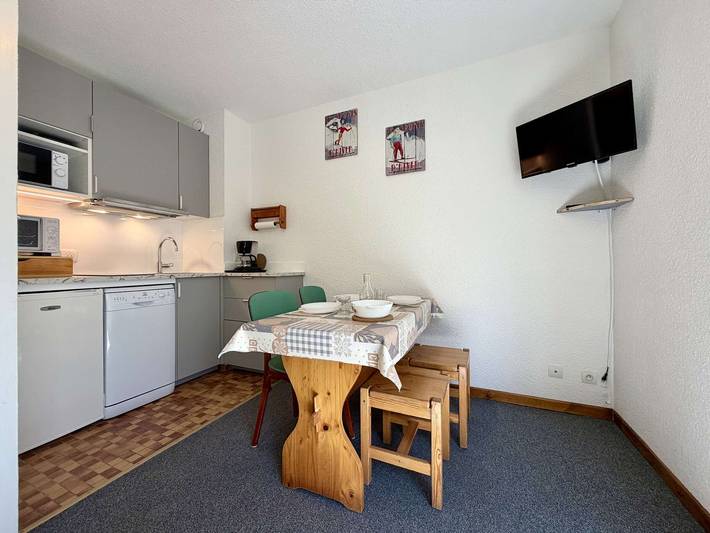 Ganze Wohnung, Studio gemütlich und zentral, 3-4 Schlafplätze, nahe Skiliften in Vars Les Claux in Vars, Briançon und Umgebung