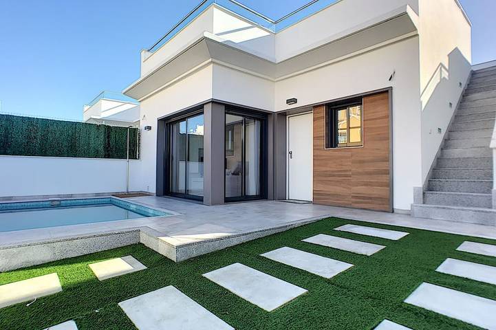 Chalet para 6 personas, con jacuzzi y terraza en San Javier