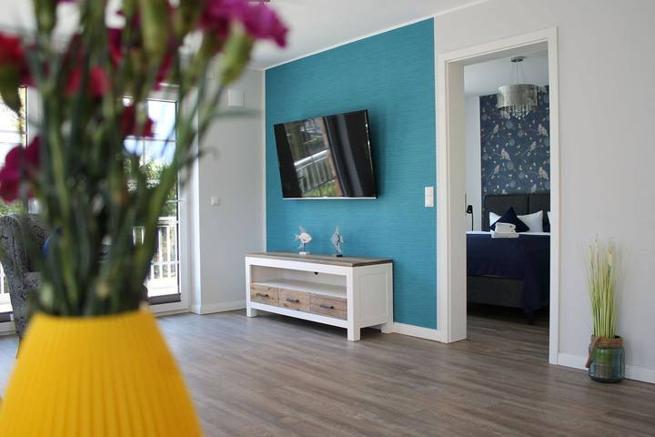 Ganze Wohnung, Lieblingsort mit Meeresrauschen in Hafen Büsum, Büsum