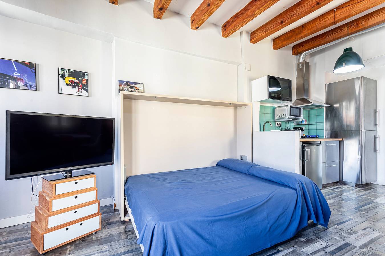Estudio entero, Apartamento estudio 'Estudio 4 Centro Histrico Valencia' con jardín privado y aire acondicionado in Valencia City Centre, Valencia