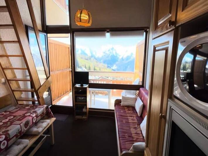 Gîte pour 6 personnes, avec balcon, adapté aux familles dans Office de Tourisme de l'Alpe d'Huez
