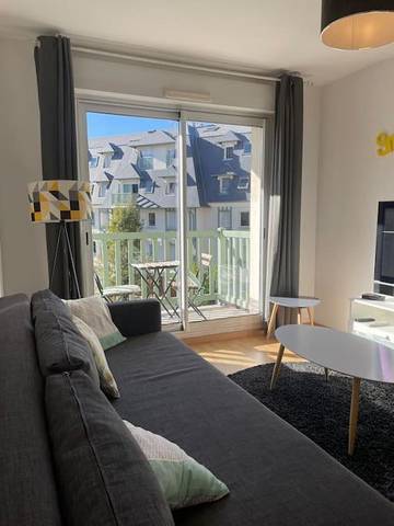 Gîte pour 4 personnes, avec balcon, animaux acceptés à Touques