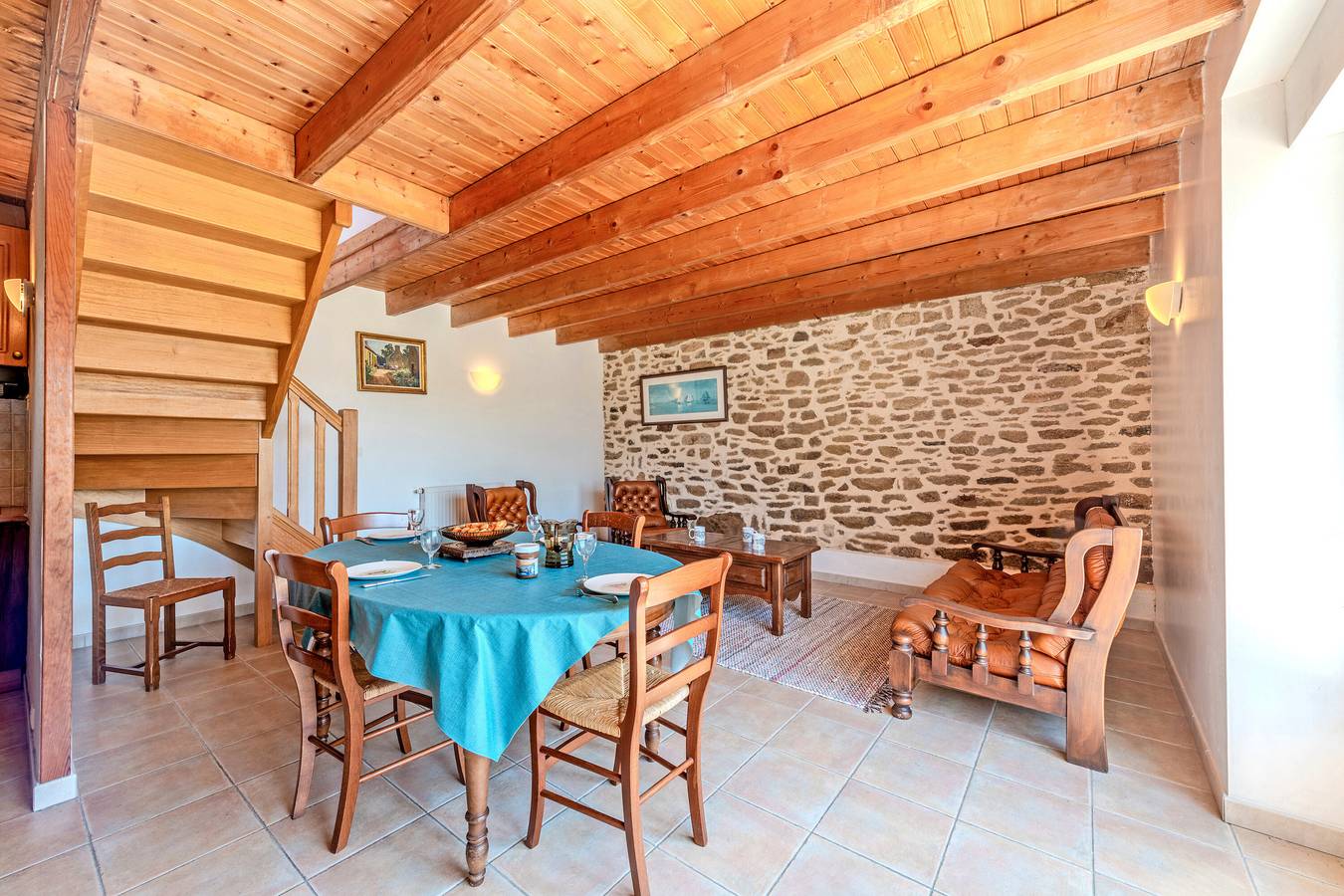 Casa de vacaciones 'Le Gîte Vert 3' con terraza privada y jardín compartido in Porspoder, Región de Brest