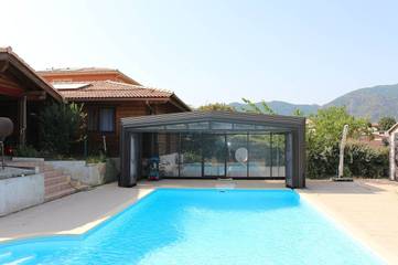 Chambre d’hôte pour 4 personnes, avec jardin et terrasse ainsi que piscine et jacuzzi, animaux acceptés en Corse