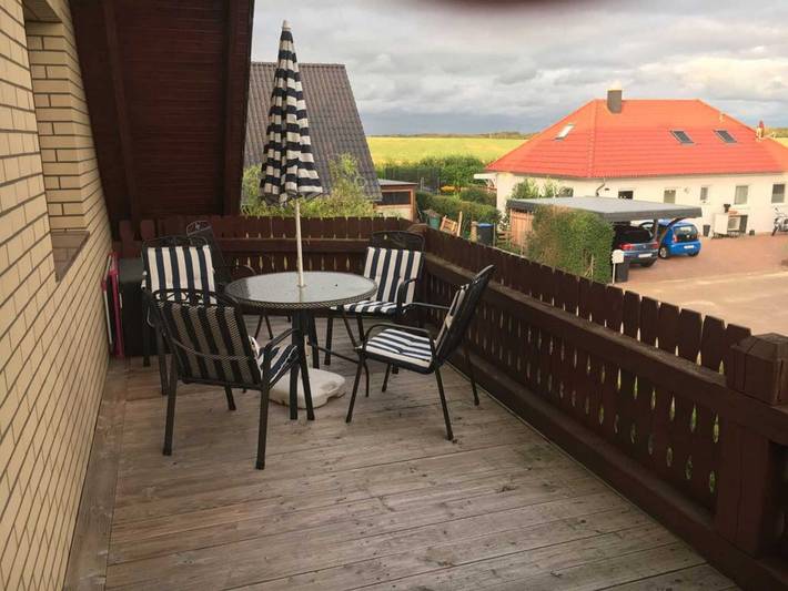 Ferienwohnung für 7 Personen, mit Balkon und Terrasse sowie Garten in Sietow