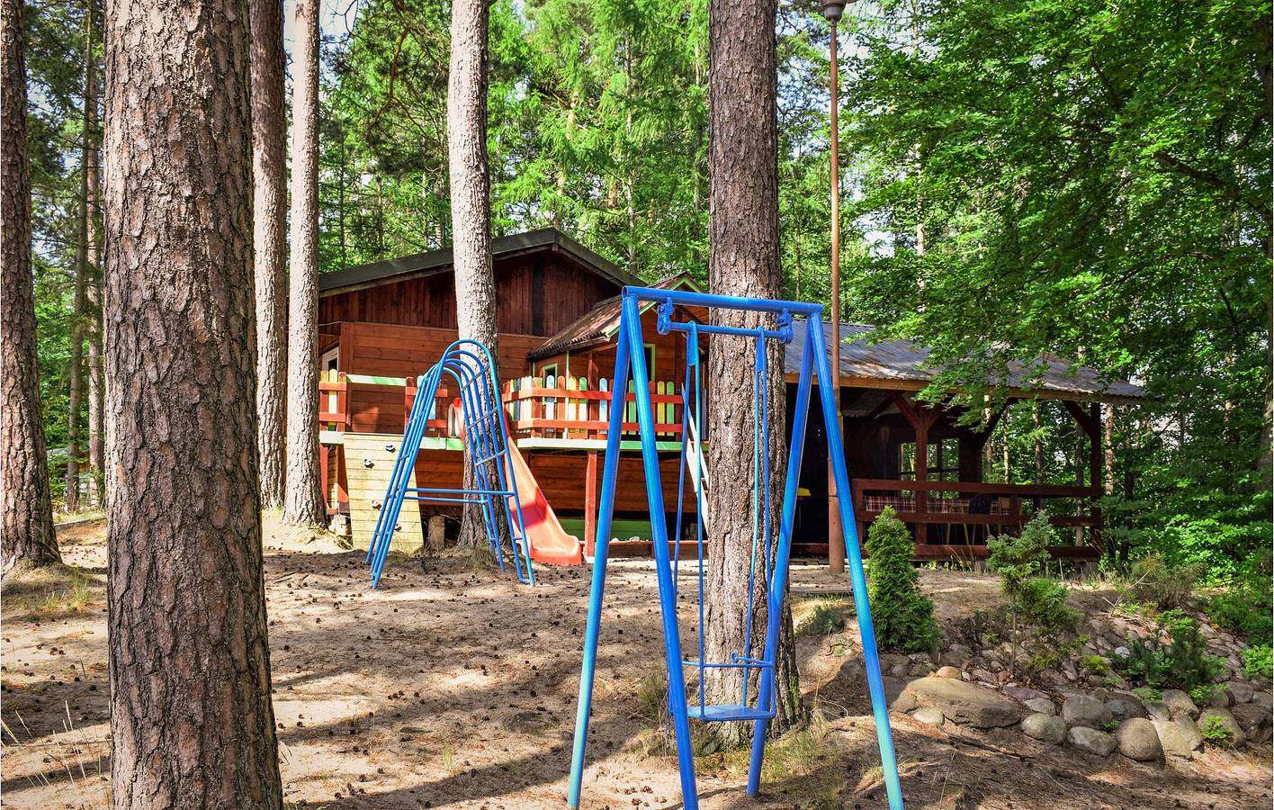 Ferienhaus für 4 Personen mit Terrasse in powiat kartuski