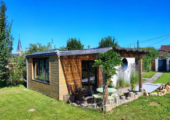 Chambre d’hôte pour 4 personnes, avec jardin à Héloup