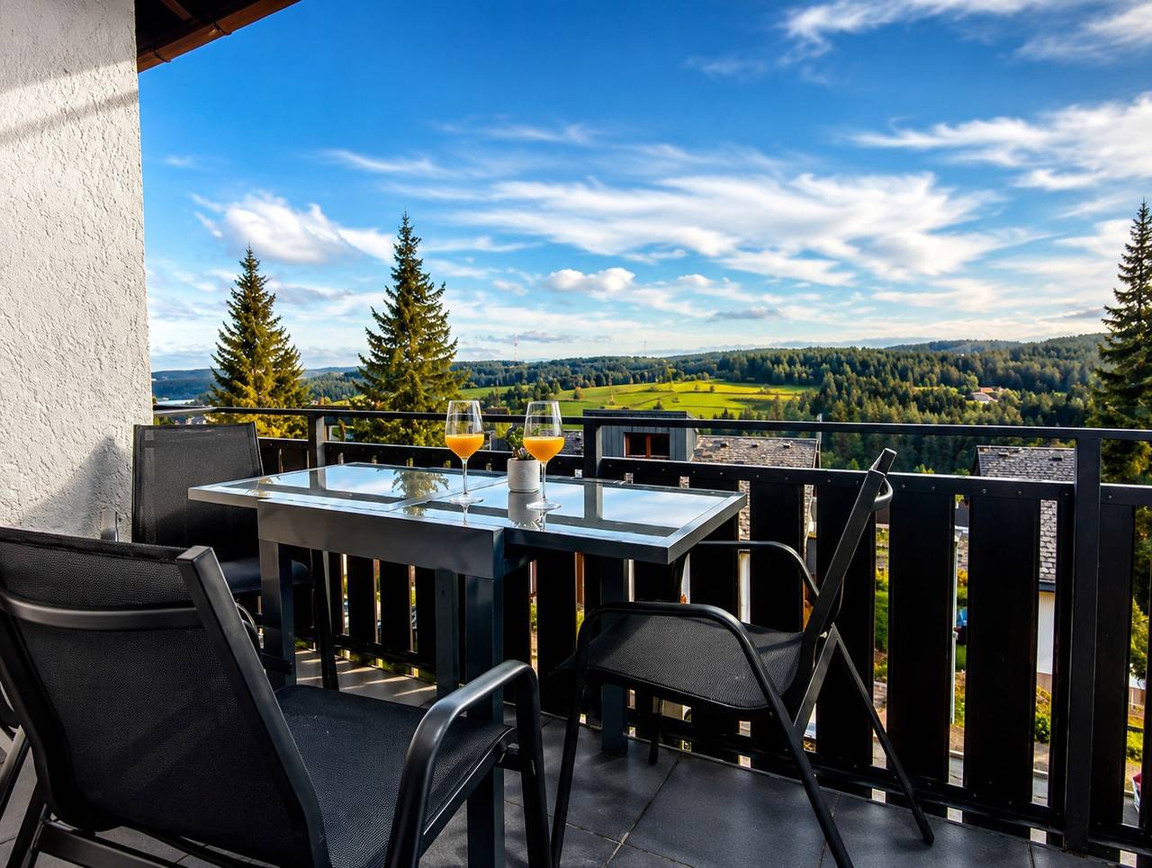 Ganze Wohnung, Ferienwohnung „Schwarzwaldtraum" – Maisonette mit zwei Terrassen & Panoramabalkon im Schwarzwald in Schonach ort, Schonach im Schwarzwald