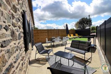 Gîte pour 6 personnes, avec jardin et terrasse à Plurien