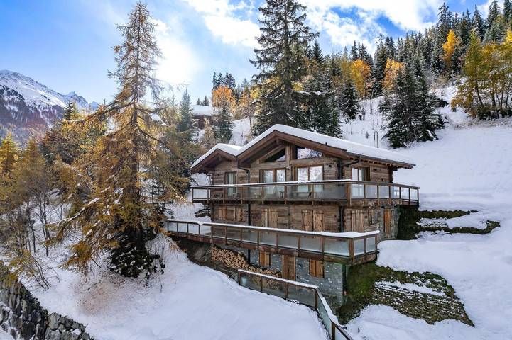 Lodge voor 10 personen, met terras in Zwitserland