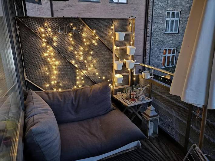 Ferieleilighet for 6 personer, med Balkong og Hage i Frederiksberg