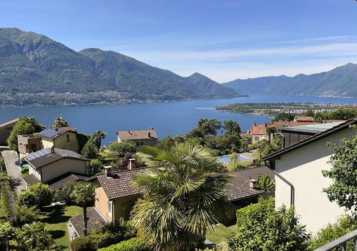 Ferienwohnung für 4 Personen, mit Terrasse und Seeblick sowie Balkon/Terrasse am Lago Maggiore (Schweiz) - 3