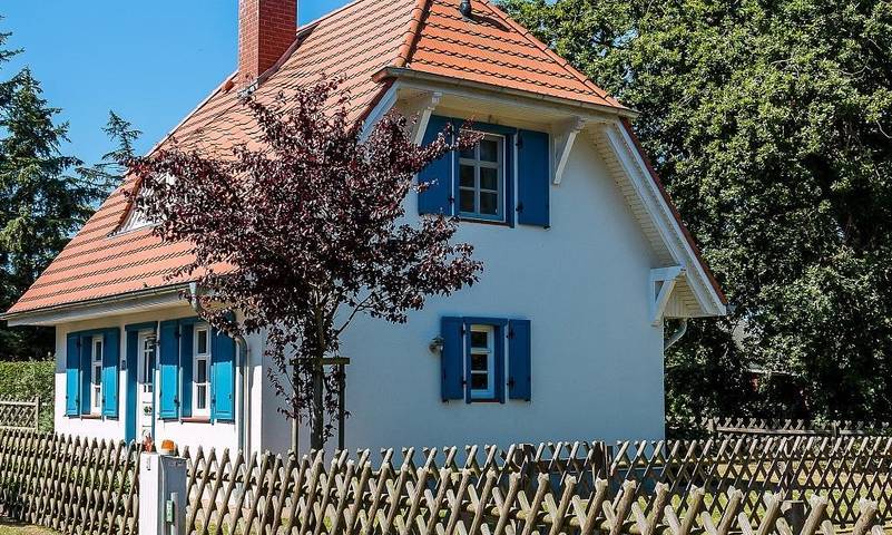 Ferienhaus für 4 Personen, mit Terrasse und Garten sowie Ausblick in Born a. Darß