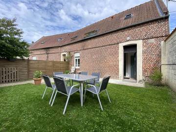 Gîte pour 6 personnes, avec jardin dans le Pas-de-Calais