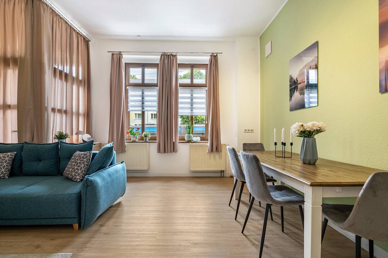 Apartamento entero, Apartamento 'Zentrumsnahe Wohnung In Chemnitz' con balcón y Wi-Fi in Chemnitz, Chemnitz (region)