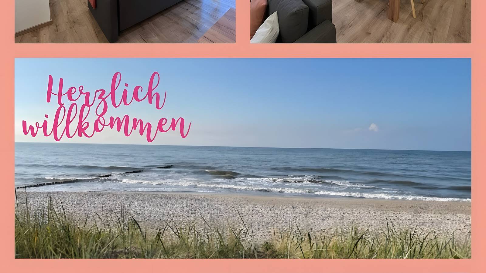 Ganze Wohnung, Apartment „Für 4 Personen, 55 m²“ mit gemeinsamer Terrasse, Garten und Wlan in Groß Polzin, Vorpommern Greifswald