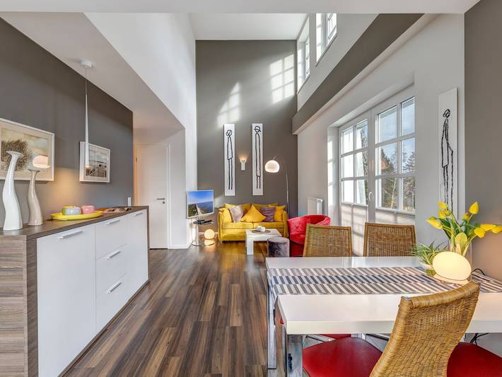 Apartamento entero, Residenz am Balmer See, Whg. 71 mit Sauna, Wellness & direkt am See in Balm, Benz (desambiguación)