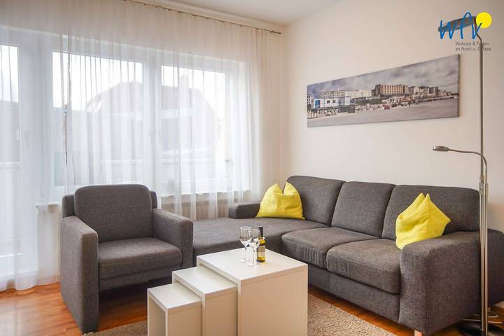 Ferienwohnung für 3 Personen, mit Balkon auf Borkum - 2