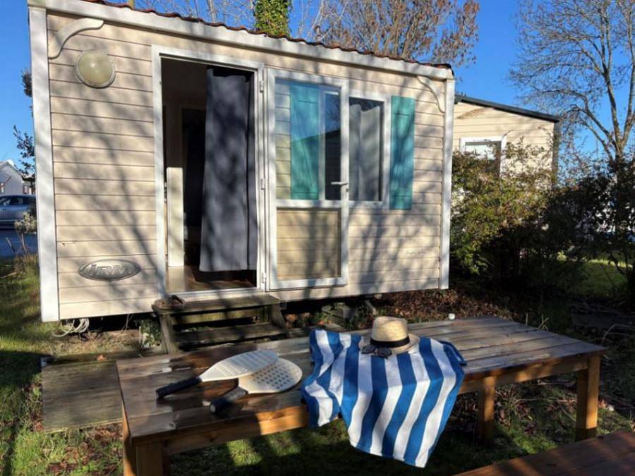 Camping Clos Mer et Nature - Mobilheim 2 personen - Welle Komfort - 1 Zimmer / 2 P. in Saint-Michel-Chef-Chef, Côte de Jade