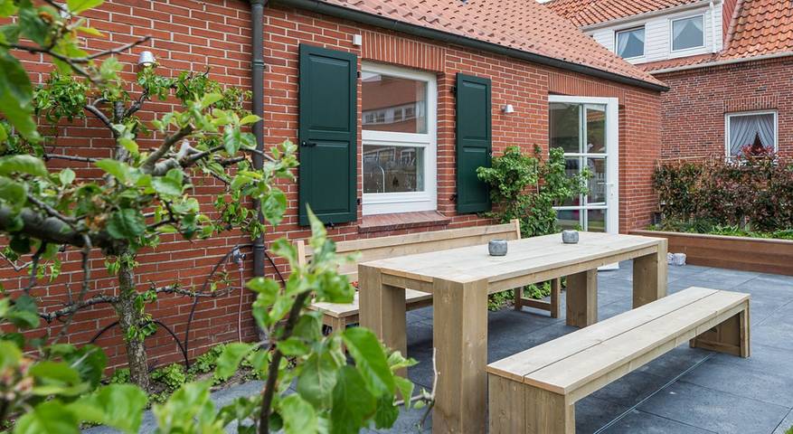 Ferienhaus für 6 Personen, mit Terrasse und Garten sowie Sauna