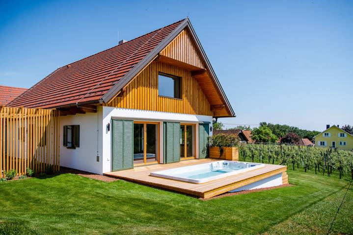 Ferienhaus für 4 Personen, mit Terrasse und Garten sowie Sauna in der Oststeiermark