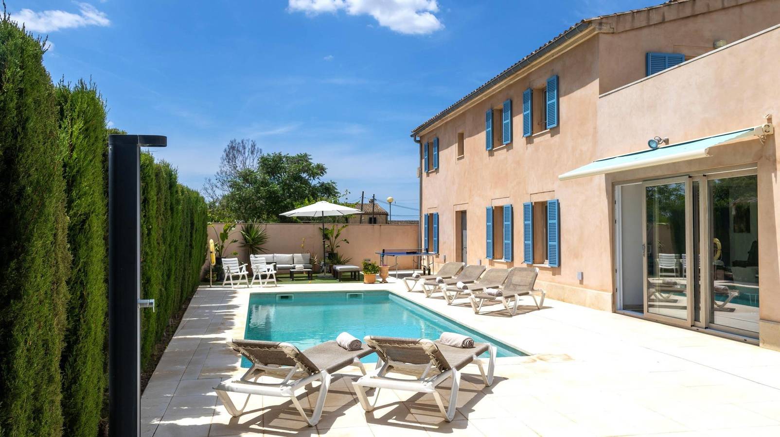 Ca Na Rossa (Sineu) - Hermosa casa con piscina privada en el centro de Mallorca - Wifi gratis. in Sineu, Interior de Mallorca