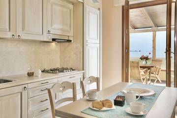 Gîte pour 2 personnes, avec balcon/terrasse et vue sur l’océan à Bosa Marina