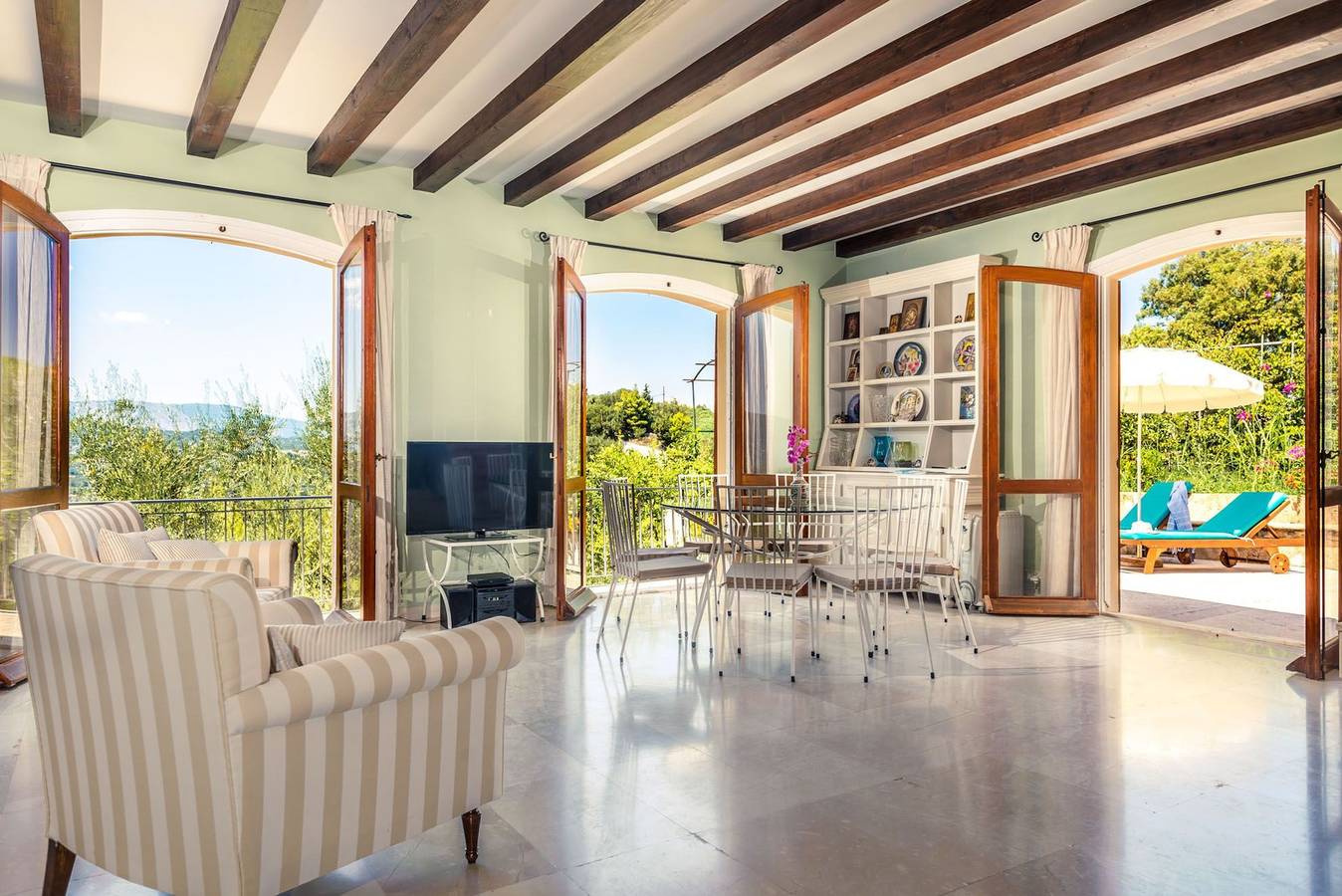 Ferienhaus für 5 Personen mit Balkon in Bochali, Zakynthos