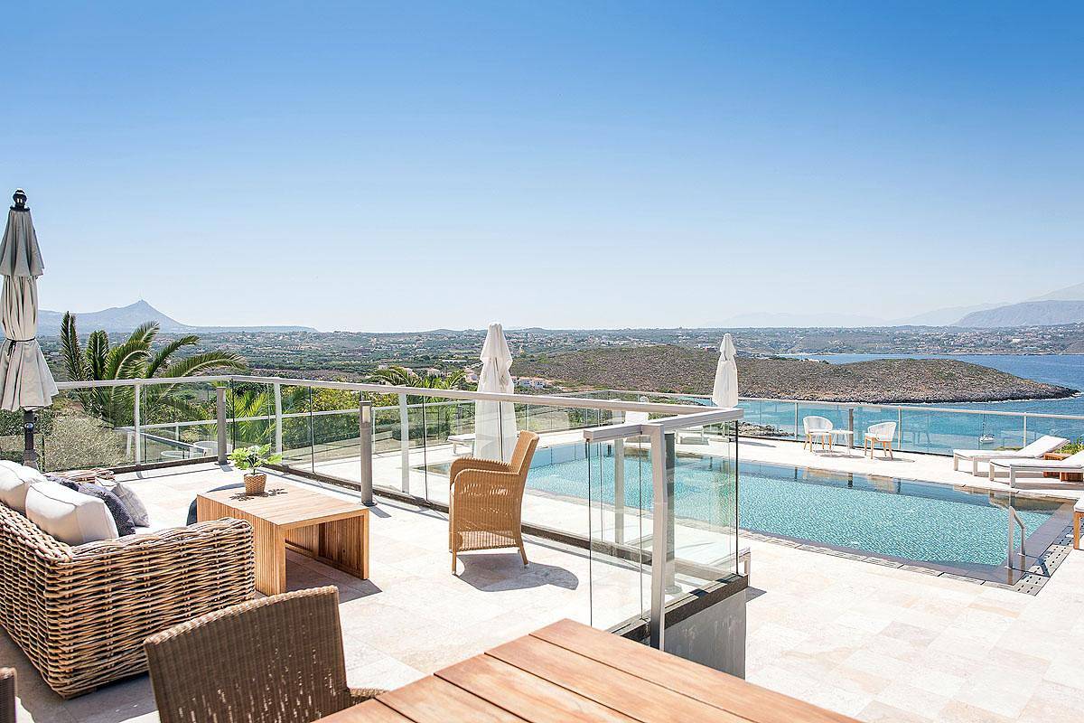 Villa voor 10 personen met zwembad in Akrotiri (Chania), Chania en omgeving