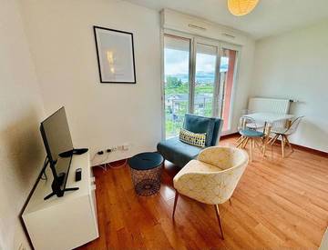Gîte pour 2 personnes, avec balcon et vue à Pfastatt