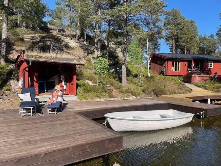 Ferienhaus für 8 Personen, mit Ausblick und Seeblick sowie Garten, mit Haustier - 1