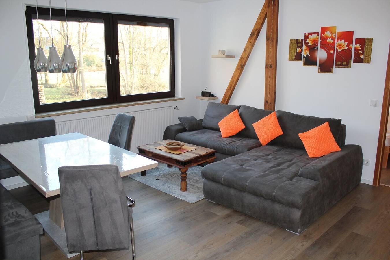 Appartement entier, Appartement 'Am Wehr' avec terrasse privée et Wi-Fi in Georgensgmünd, Frankenalb