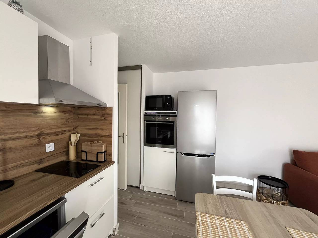 Appartement entier, Le Capitole T2/3, 40m2, 4 personnes, vue mer excep in Fréjus Plage, Fréjus