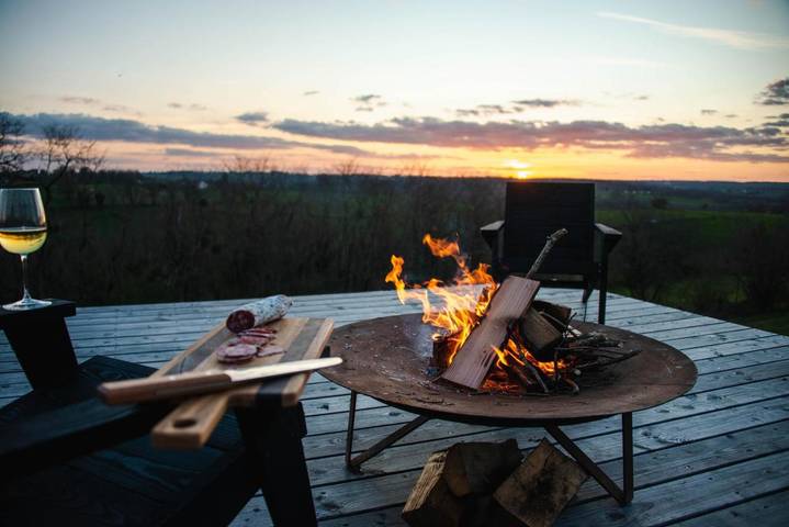 Location de vacances pour 3 personnes, avec jardin et vue dans Sainte-Thérence - 4