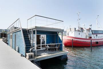 Hausboot für 3 Personen, mit Terrasse an der Ostsee