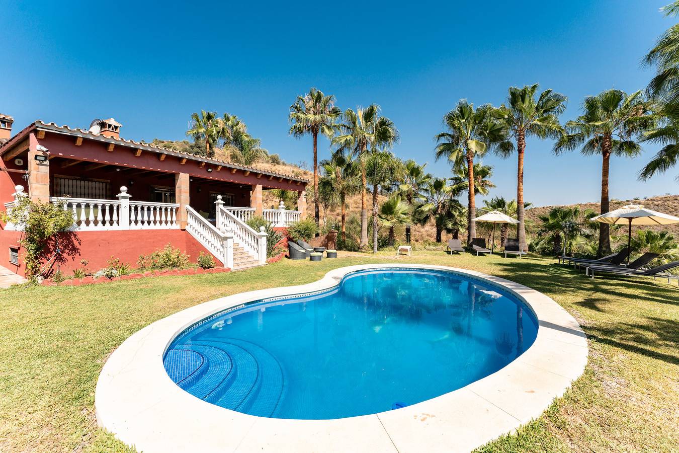 Ferienhaus "Casa Mis Nietos" mit Pool, Garten und Wlan in Monda, Sierra de las Nieves