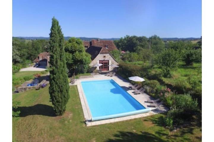 Maison de vacances pour 12 personnes, avec piscine et jardin