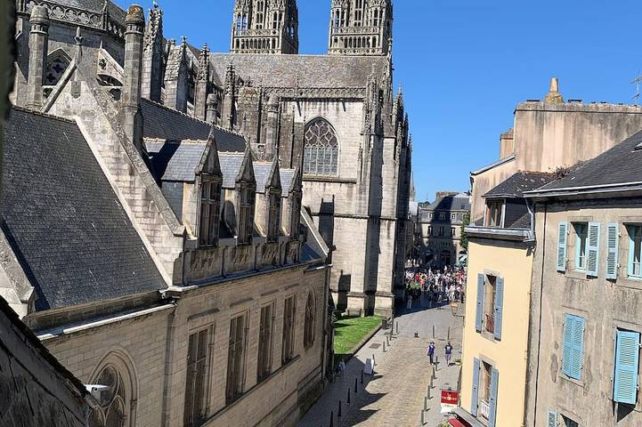 Location de vacances pour 5 personnes, avec terrasse à Quimper