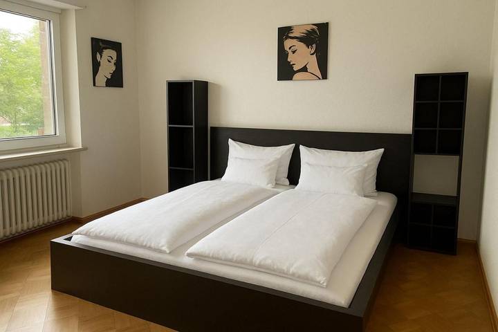 Gîte pour 4 personnes, avec jardin et balcon à Bad Wimpfen