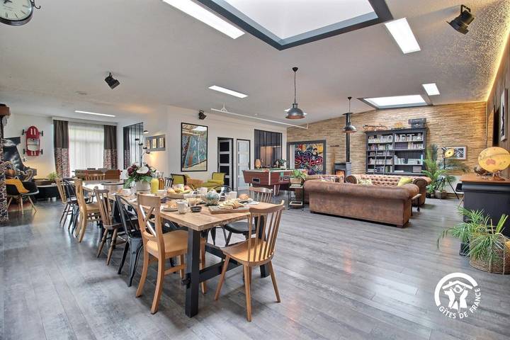Gîte für 12 Personen, mit Garten und Terrasse sowie Pool und Whirlpool - 1
