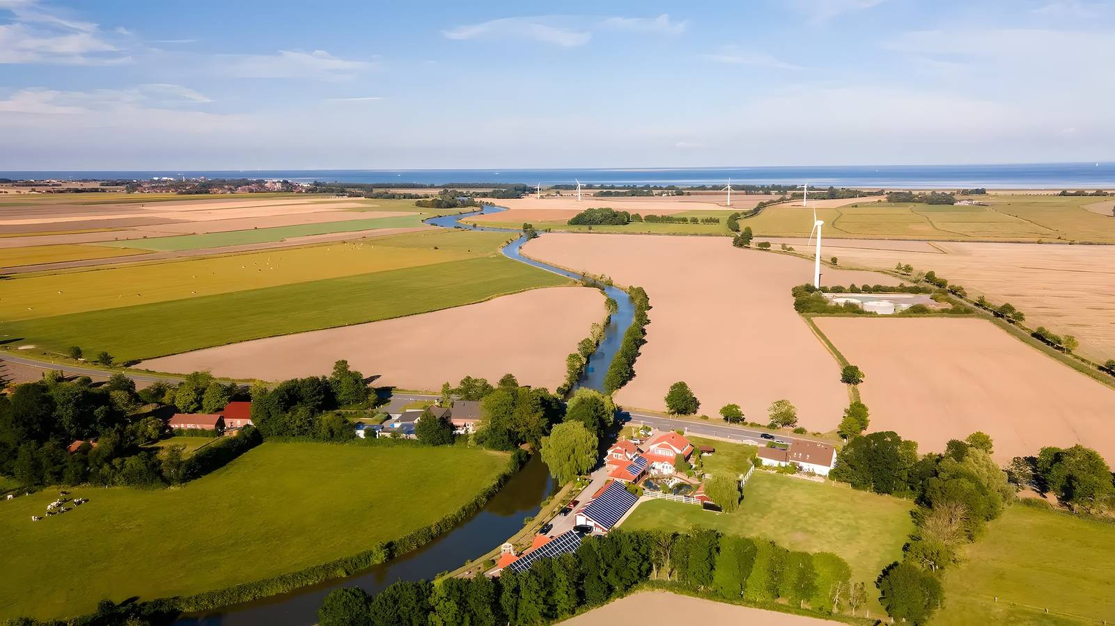 Ganze Wohnung, Ferienwohnung 7 - Reihernest" mit Gemeinschaftsterrasse, Wi-Fi und Klimaanlage in Wangerland, Südliche Nordseeküste