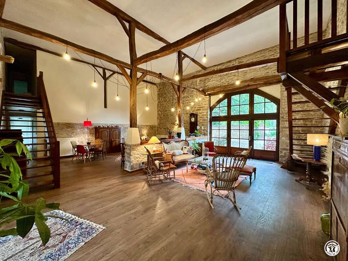 Gîte pour 14 personnes, avec terrasse