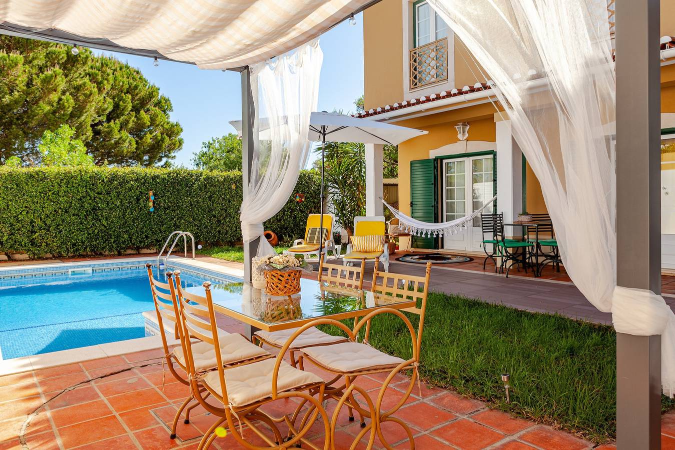 Gartenhaus: Privater Pool, Wlan & Klimaanlage in Ponte de Sor in Ponte de Sor, Tramaga e Vale de Açor, Portalegre Distrikt